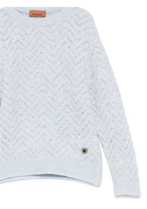 Pull con paillettes MISSONI KIDS | MX9A40 W0098600
